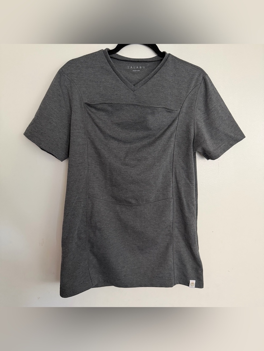 Men’s Lalabu Almost Perfect Dad Shirt Gray Size Medium
